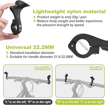 Bicycle Grip Thumb Holder Bicycle Handlebar End