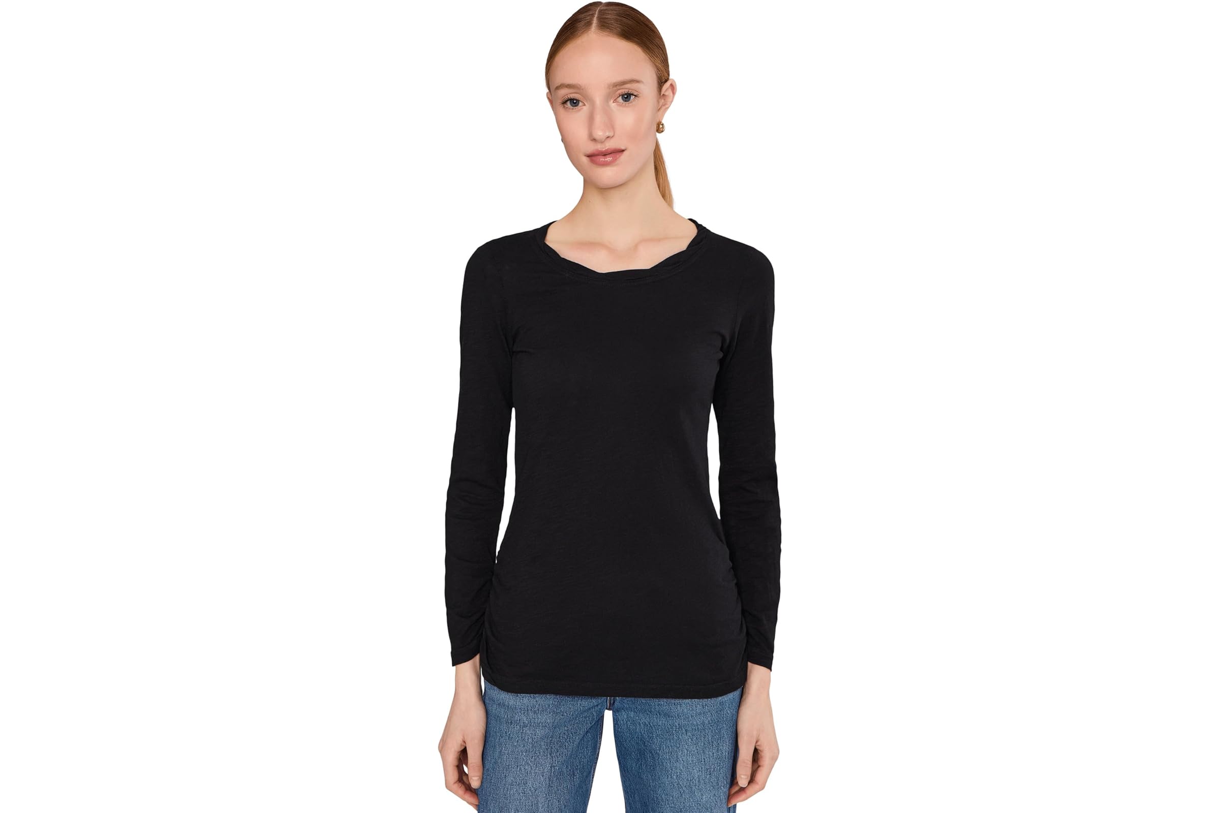 Рубашка Mod-o-doc Long Sleeve Twisted Scoopneck Tee 11690₽