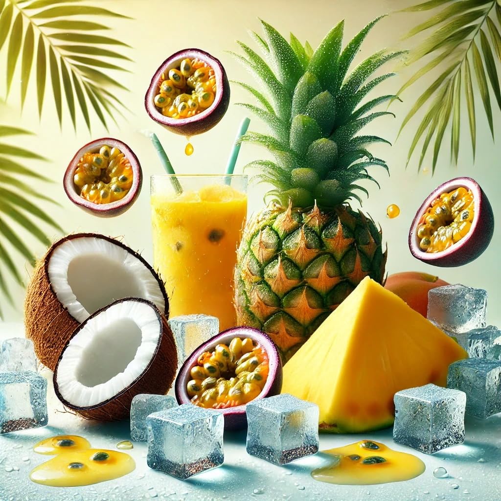 Tropical Chill Storm - ananas, maracuja & cocco ghiaccio aroma concentrato - vegano - Sasami - 100ml
