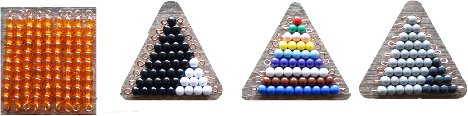 Montessori Math Snake Game – Handmade Addition & Subtraction Learning Tool for Kids, Early Arithmetic Educational Toy
