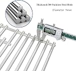 Orgneas 17 Inch Grill Grates for Home Depot Nexgrill 720-0830H, 720-0830D, 720-0783E, 720-0783C, Stainless Steel Cooking Grate Replacement Parts for Uniflame, Kenmore, Nexgrill 4&5-Burner Gas Grills