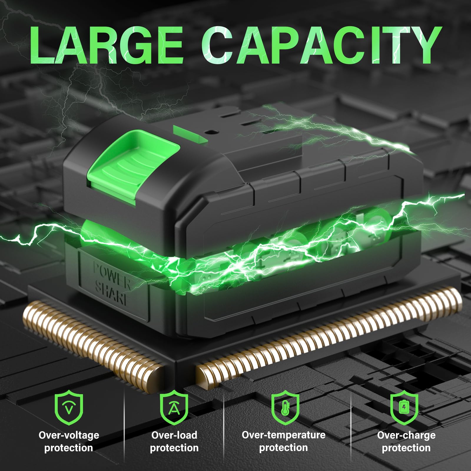 Amazon | チェーンソー 充電式 21V 3.0Ah大容量バッテリー2個搭載