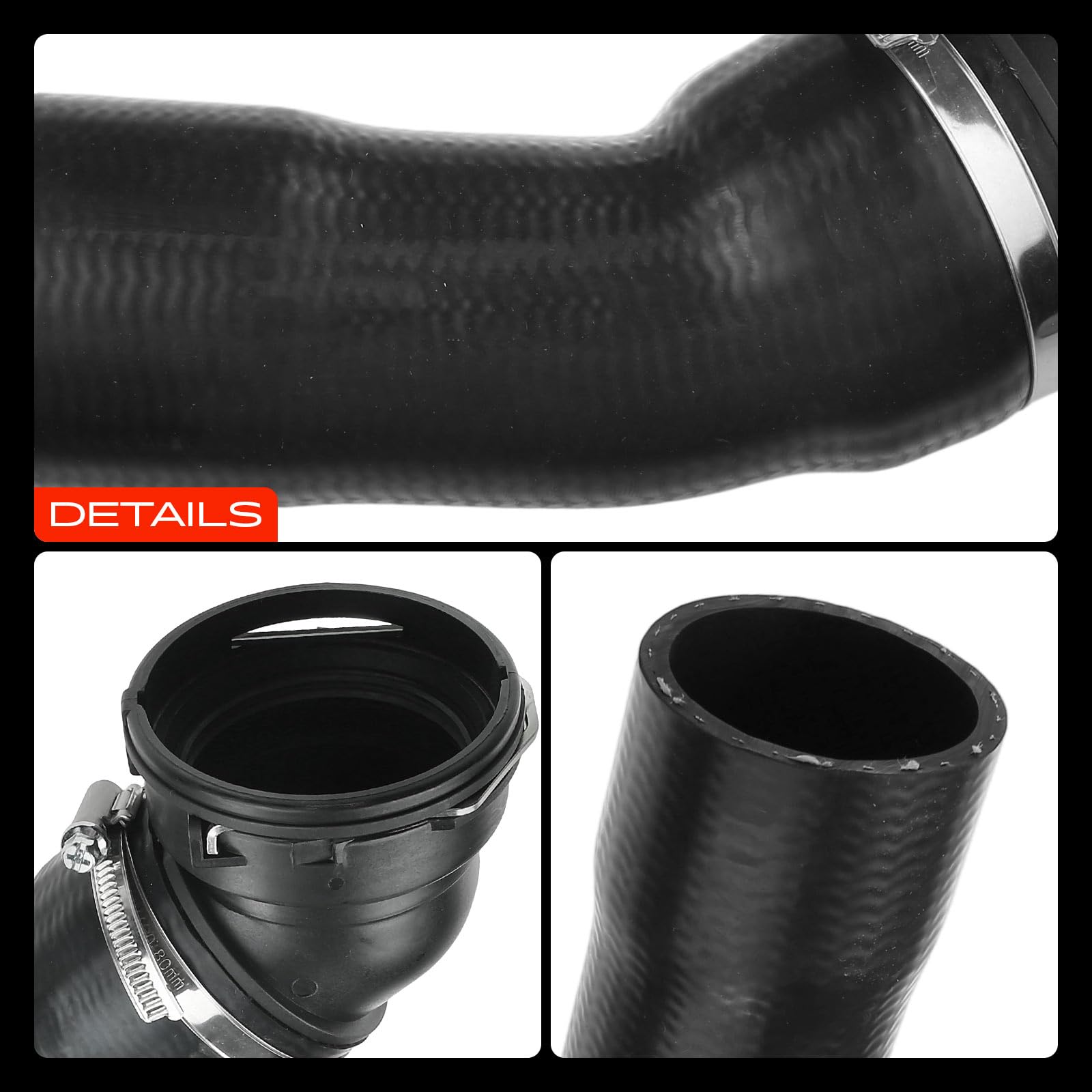 Frankberg Tubo dell'aria di sovralimentazione Diesel Compatibile con Serie 5 Touring E61 3.0L Serie 5 E60 3.0L Serie 5 Touring E61 2.5L Serie 5 E60 2.5L Serie 6 Cabriolet E64 3.0L 11617792231