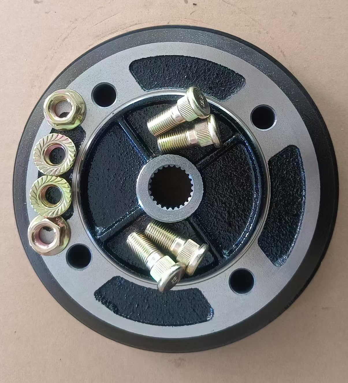Rear Brake Drum Hub 41038-1226 Replacement for 1994-2000 Kawasaki Mule Kaf 620 2010 2020 2030 2500 2510 2520 kaf540 KAF950 UTV