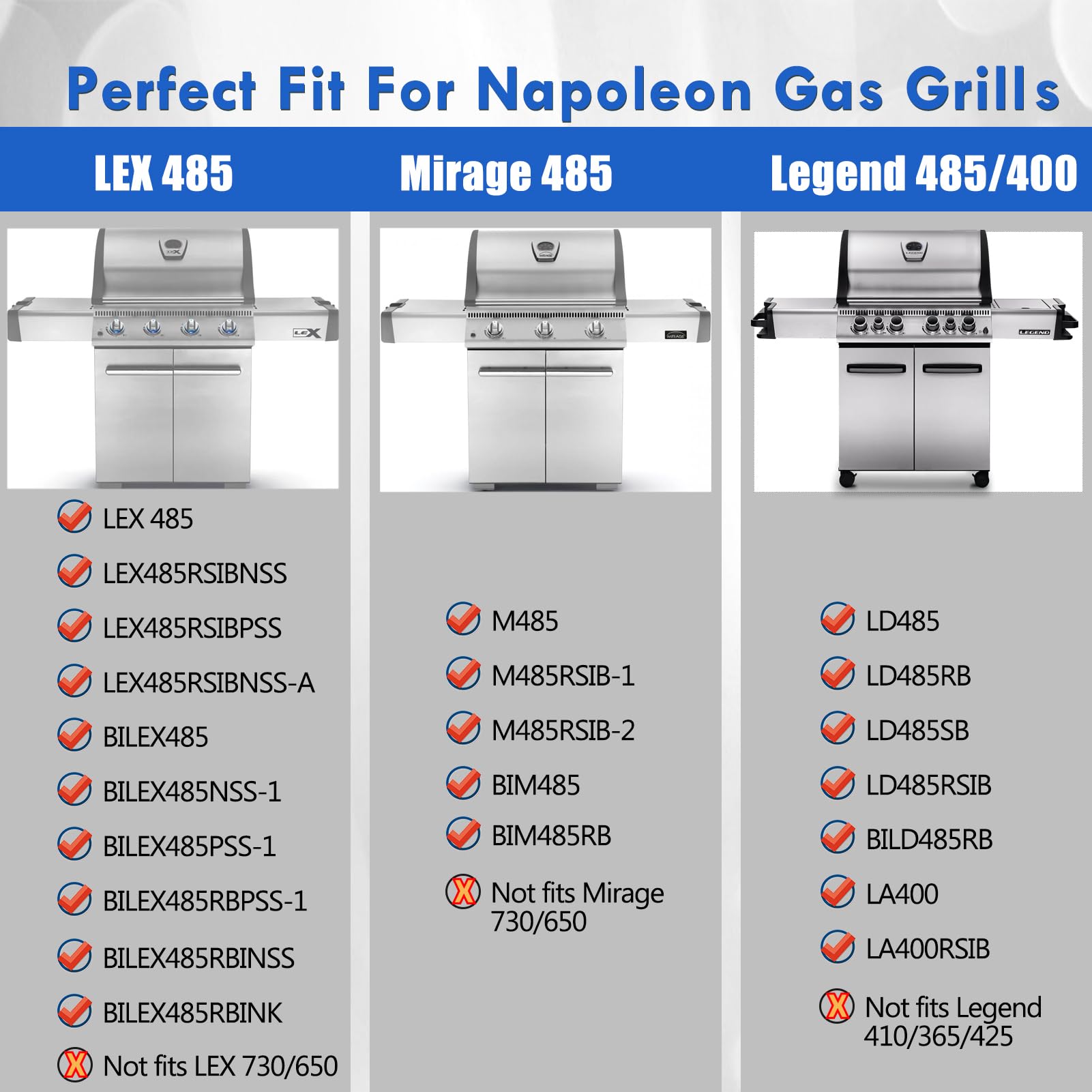 Amazon.com : Grillflame LEX 485 N520-0023 Warming Rack Replacement