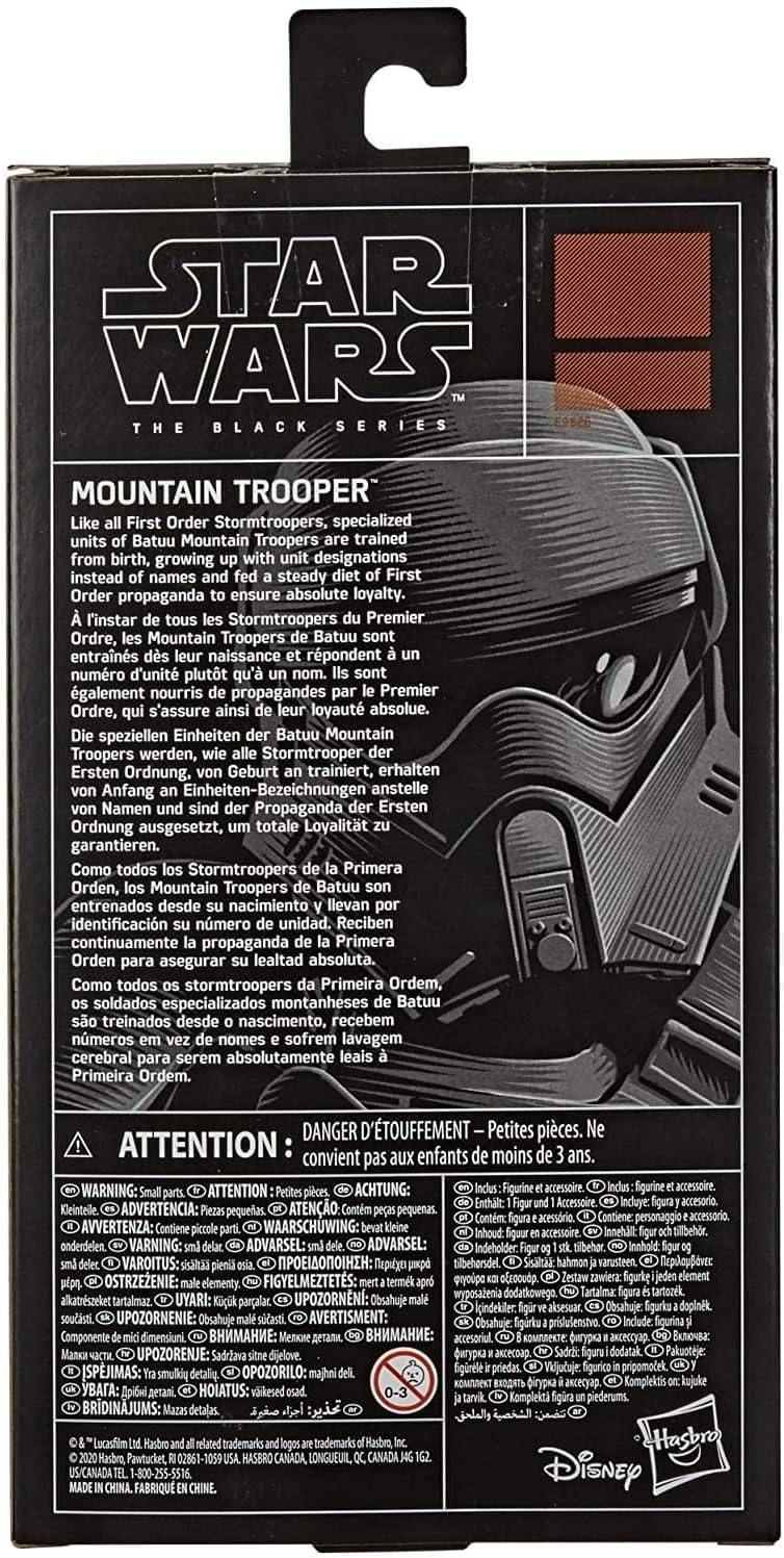 Star Wars Black Series 6 Inch Galaxy Edge Mountain Trooper Action Figure