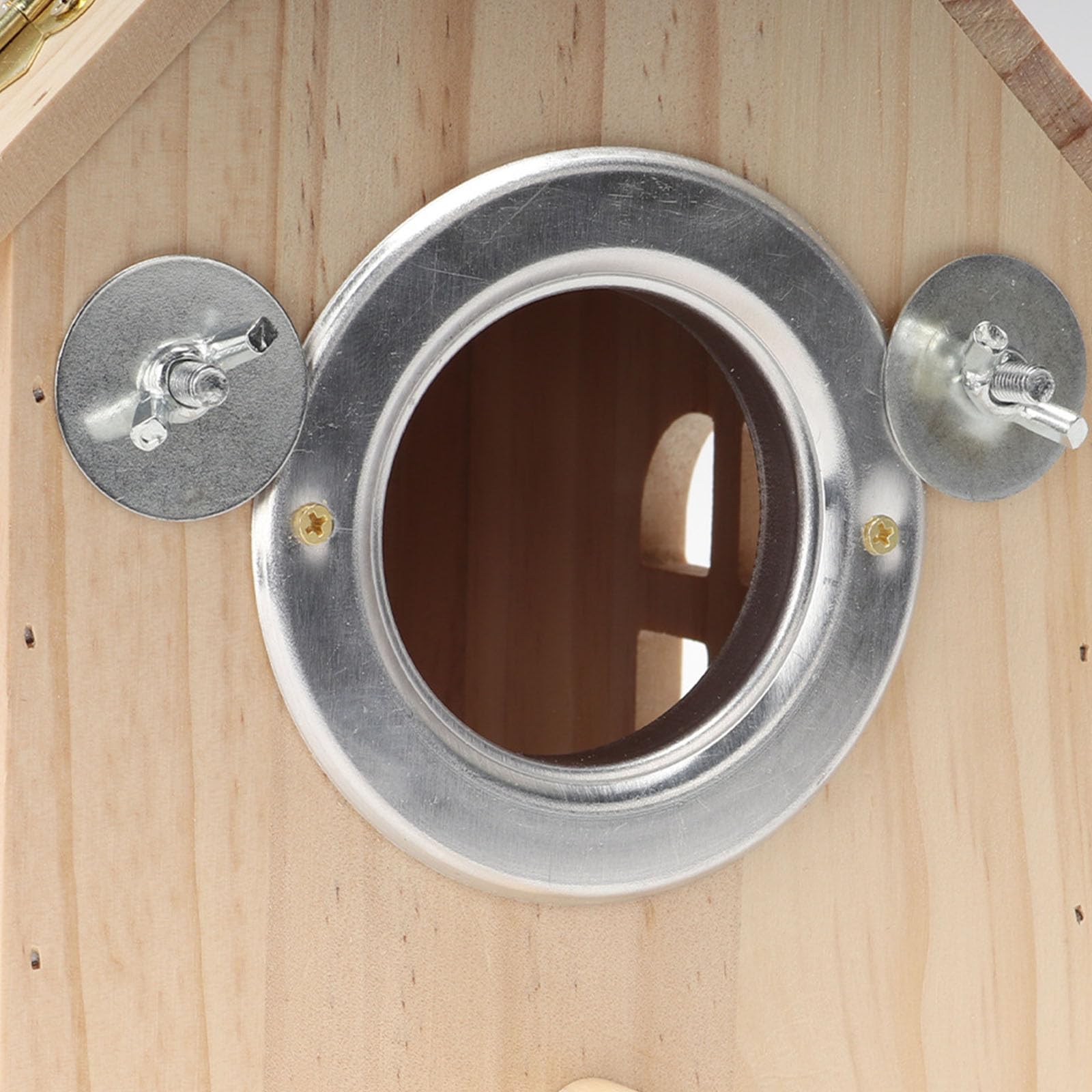 Caja de cría Loros Madera y Metal | Cría de loros al aire libre: caja nido for pájaros de madera