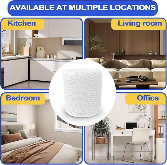 REEZEIVI 4 Pack Mesh Humidifier Replacement Filter Compatible with Canopy Bedside Humidifier,Washable Mesh and Reusable Mesh Fabric Humidifier Wick Filter Replacement