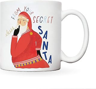 Secret santa gifts for office colleague | novelty funny santa mug secret santa 10 pounds | coworkers funny secret santa gift ideas | 10 secret santa gifts