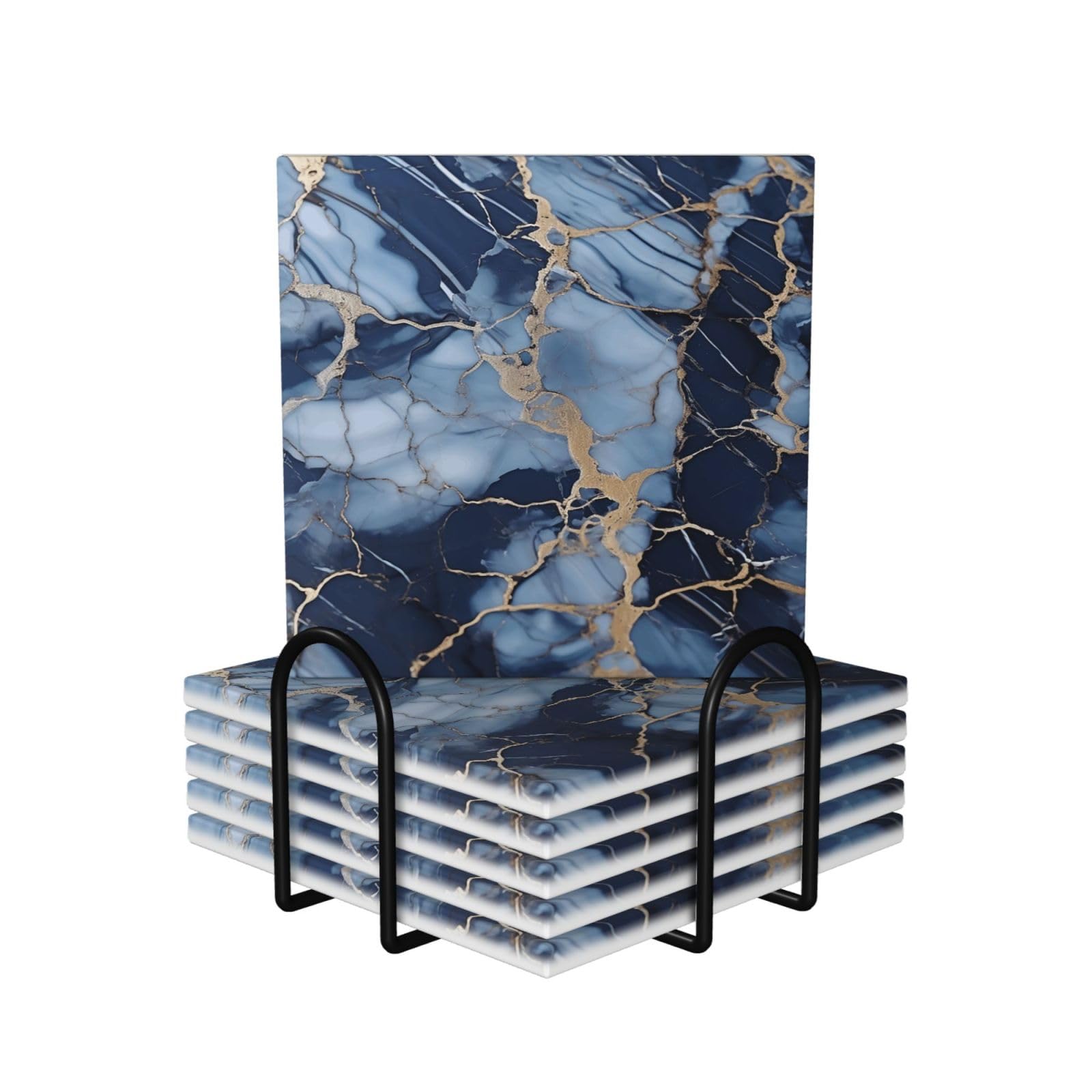 Dessous de verre absorbants motif marbre pour vos apéritifs