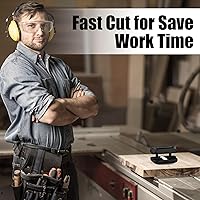 Vista 7 de Recortadora de bandas de doble borde con cuchillas de carburo de tungsteno (negro)