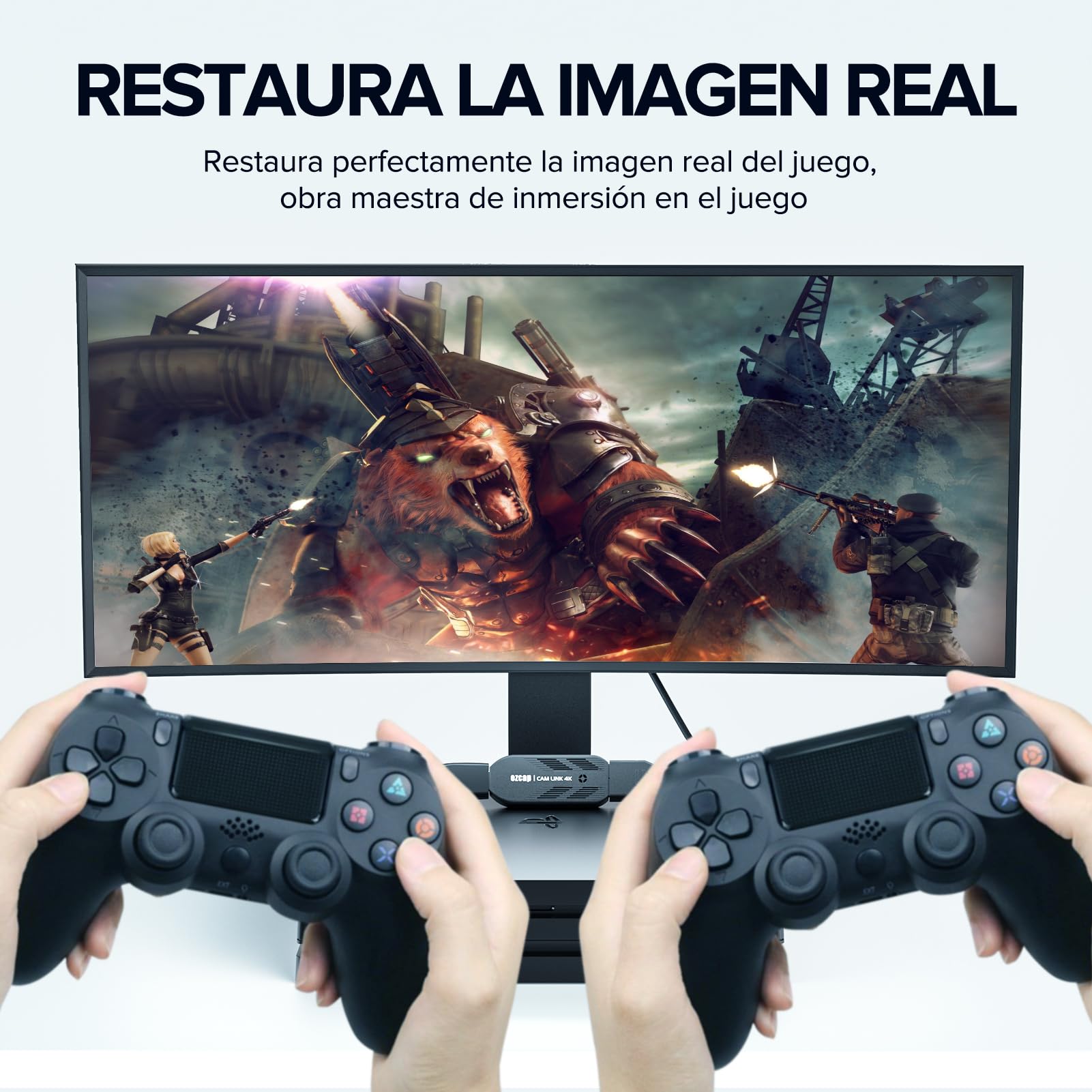 Mwin Tarjeta de Captura de Video, Tarjeta de Captura CAM Link 4K, Full HD 4K30/1080p120, HDMI de Baja latencia a USB 3.0, Captura de Videojuegos para Juegos, transmisión, transmisión en Vivo,
