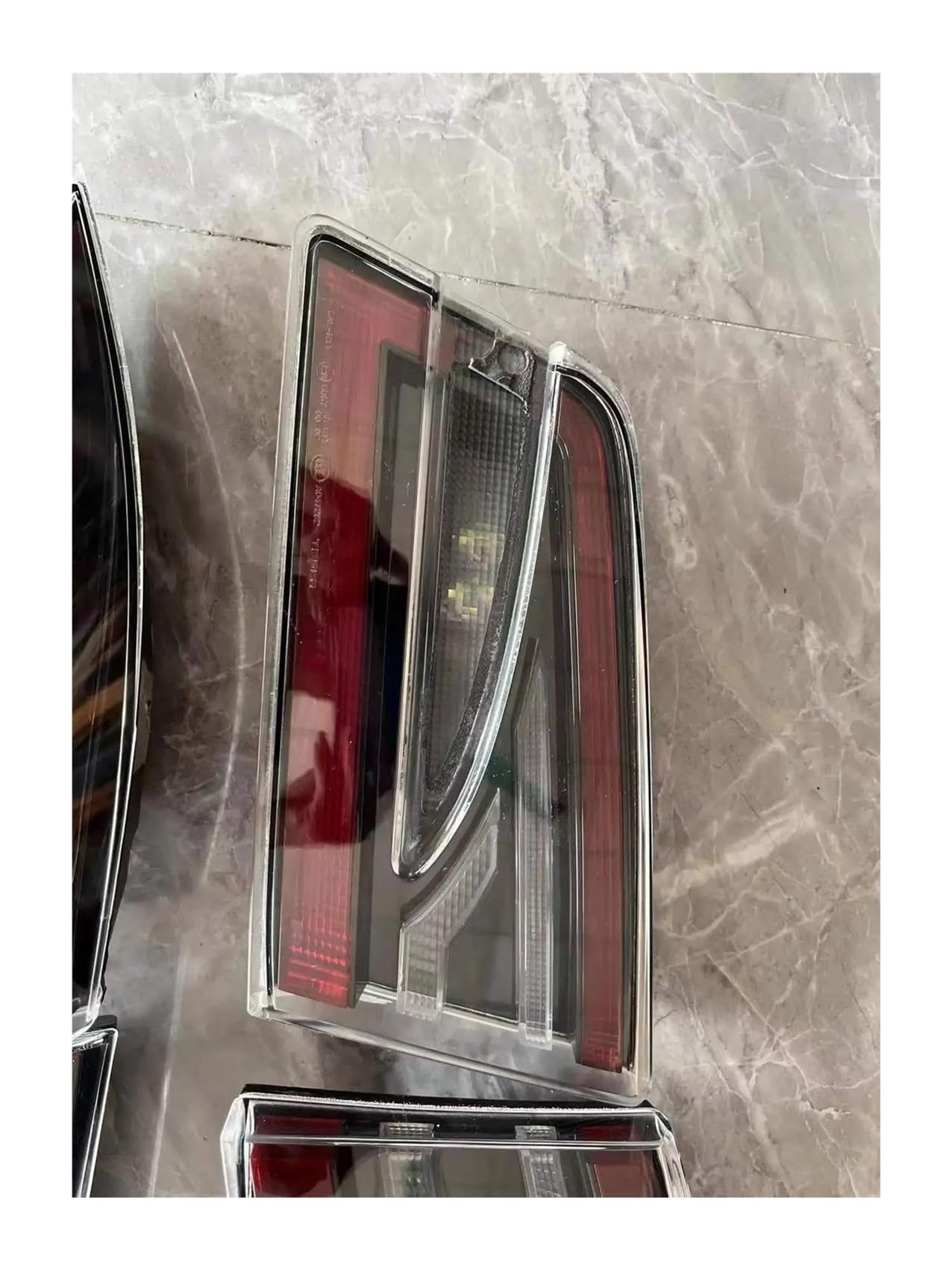 Para Model S Luz Trasera Coche Conjunto Lámpara Estilo Conjuntos Luces Traseras Señal Giro Espejo(Right Inner)