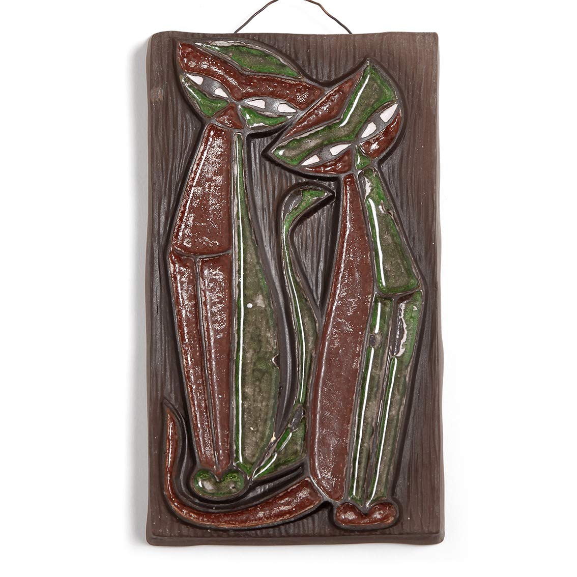 Michael Andersen & Sons ミケルアナセン　北欧　陶板　ネコ Michael Andersen & Sons ミケルアナセン 北欧 陶板 ネコ Amazon