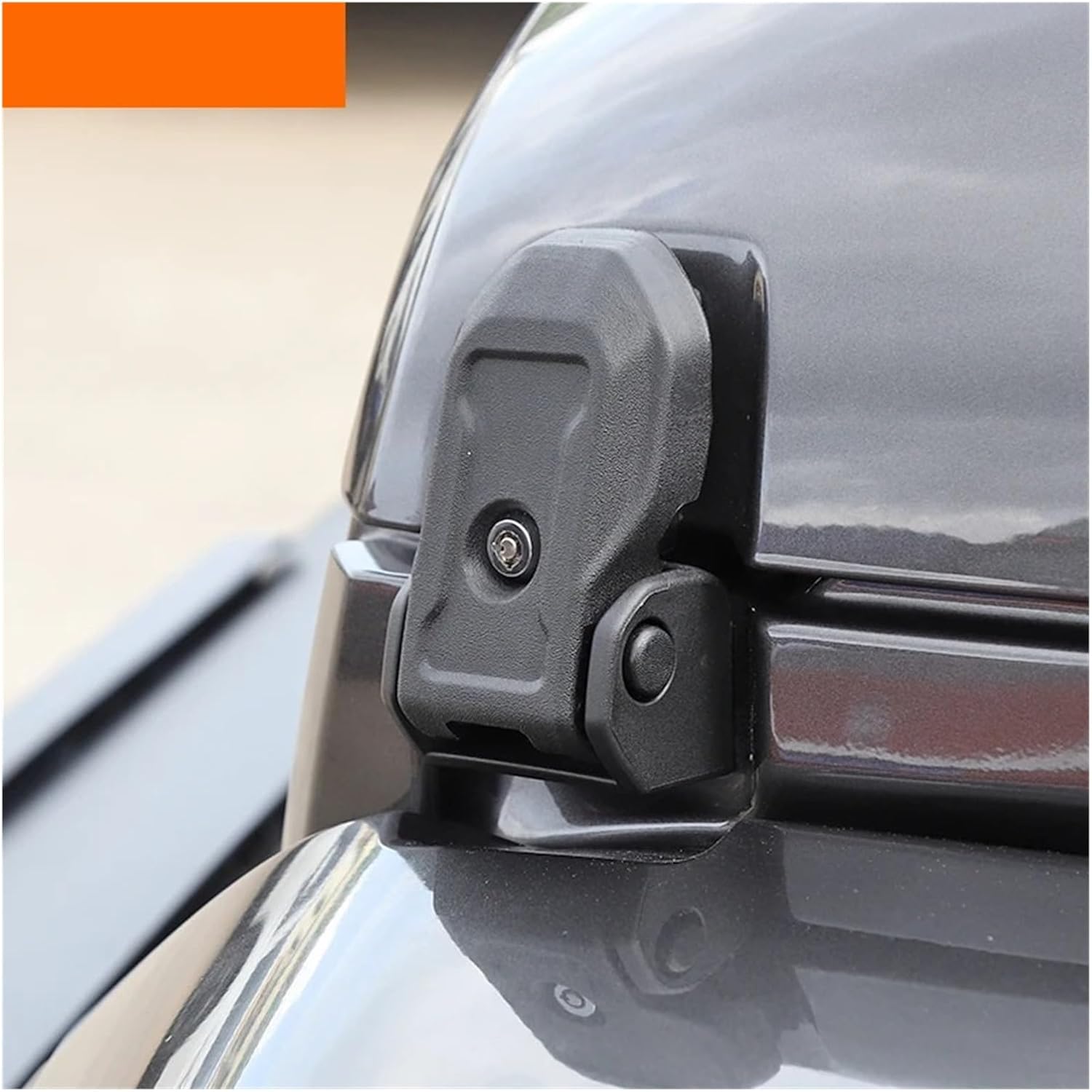 Locks Hood Fit for Gladiator JT 2018+ Car Engine Lock Hood Latch Catch with Key Lock Kit Accessories Fit for Wrangler JL 2018+