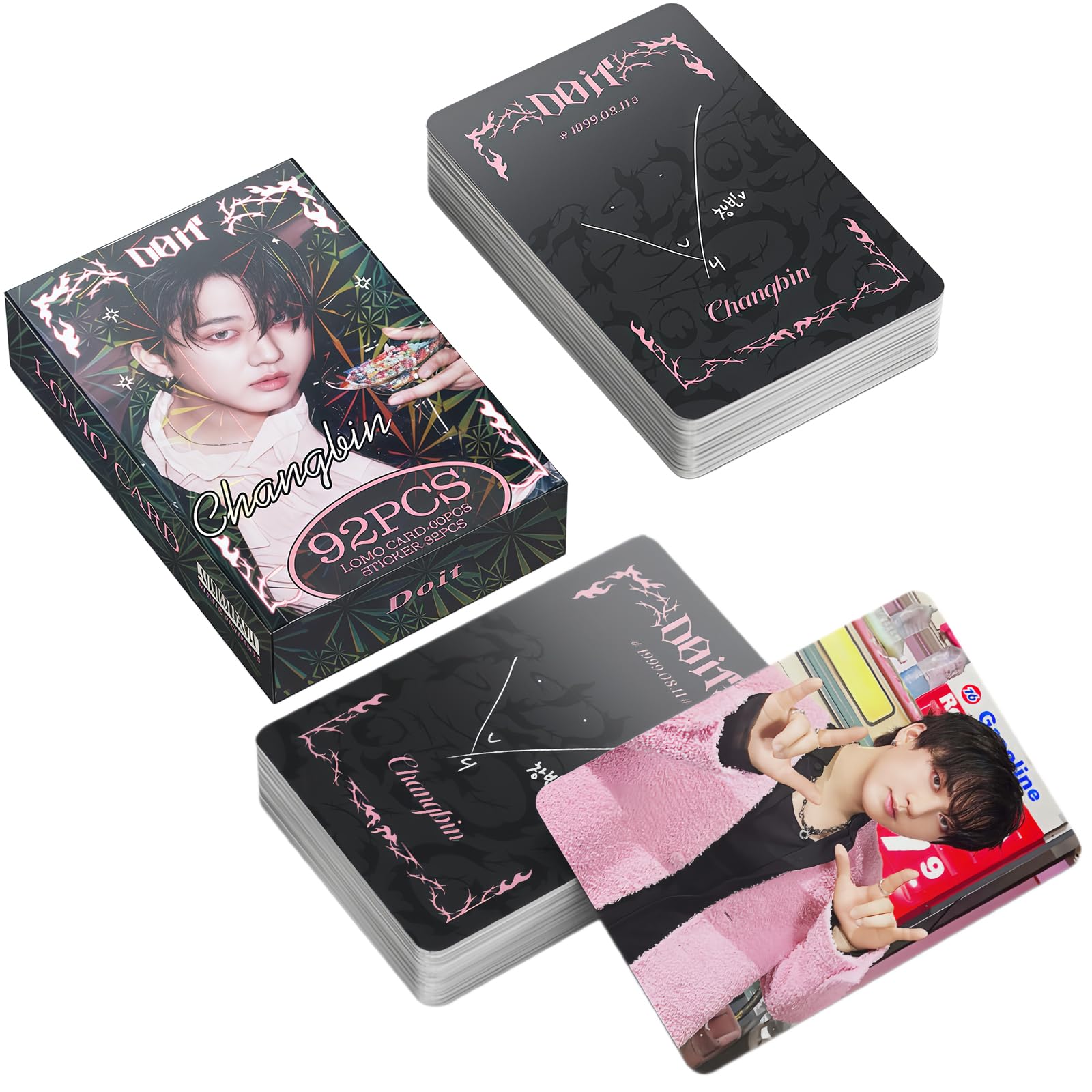 PYAJUU Stray Kids Photocards DO IT Álbum Cartões de fotos