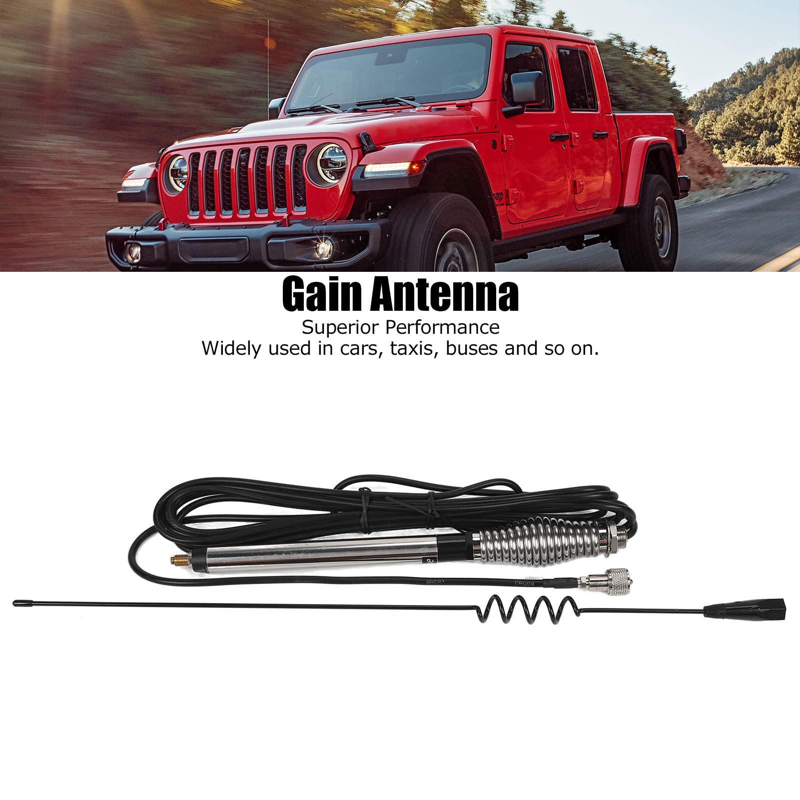 Bediffer Antena de Coche con Capacidad de Potencia de 100W