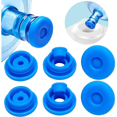 5 Gallon Water Jug Cap Reusable - Water Bottle Caps Fits 55mm...
