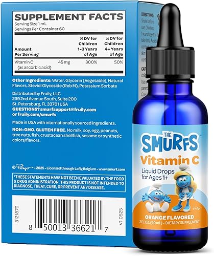 Vista 22 de The Smurfs - Gomitas nootrópicas para niños con vitamina B12 y L-teanina, gomitas de enfoque láser para suplementos de concentración y memoria