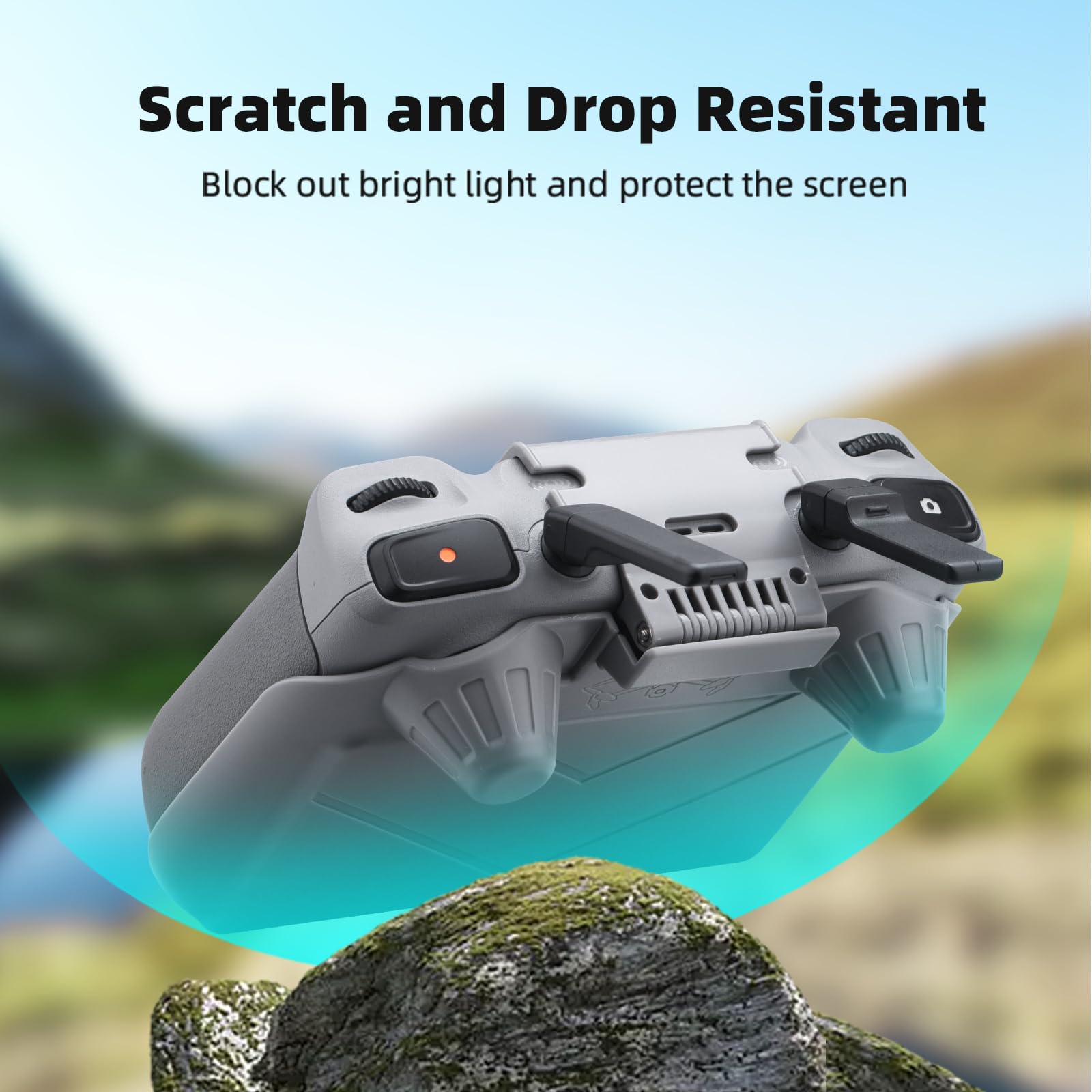 BRDRC Mini 4 Pro Sun Hood for DJI RC 2 Controller Screen Protection Joysticks Protector Sunshade for DJI Mini 4 Pro/Air 3 Accessories 2