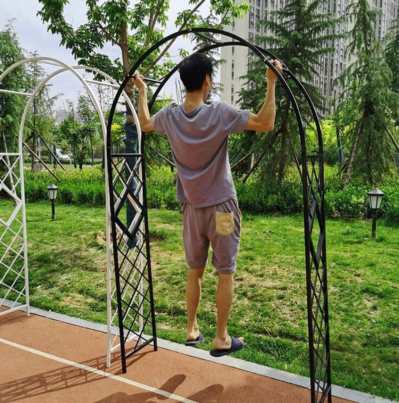 Arco de jardín resistente para guiar plantas trepadoras sin caídas 4