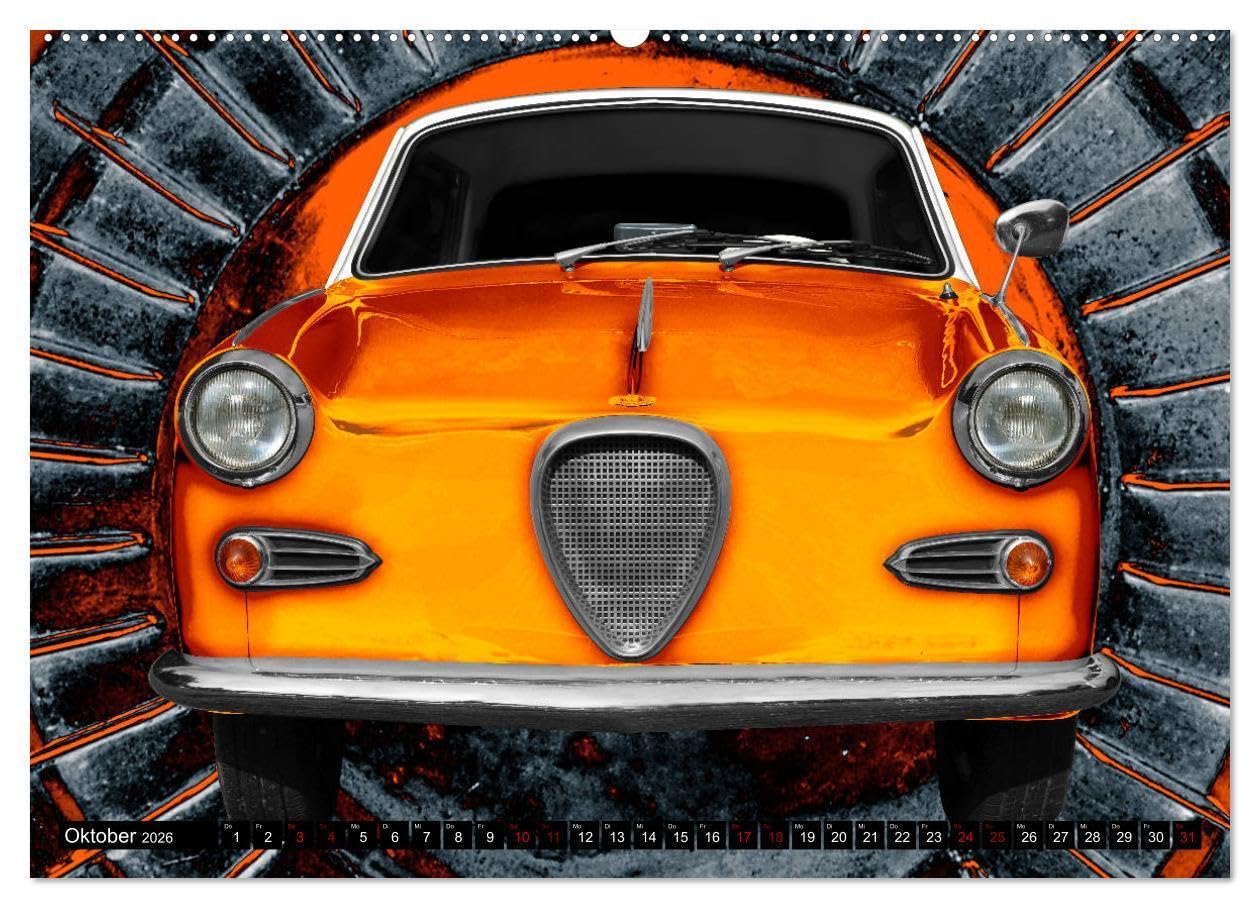 2026 Oldtimer by aRi F. (hochwertiger Premium Wandkalender 2026 DIN A2 quer), Kunstdruck in Hochglanz: Oldtimer-Kalender mit 14 Seiten (CALVENDO Mobilitaet)