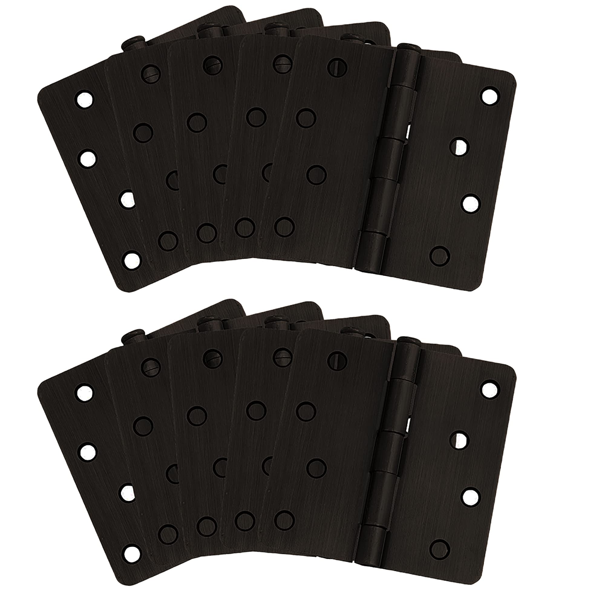 Design House181552 3-Pack Hinge 4", Oil Rubbed Bronze