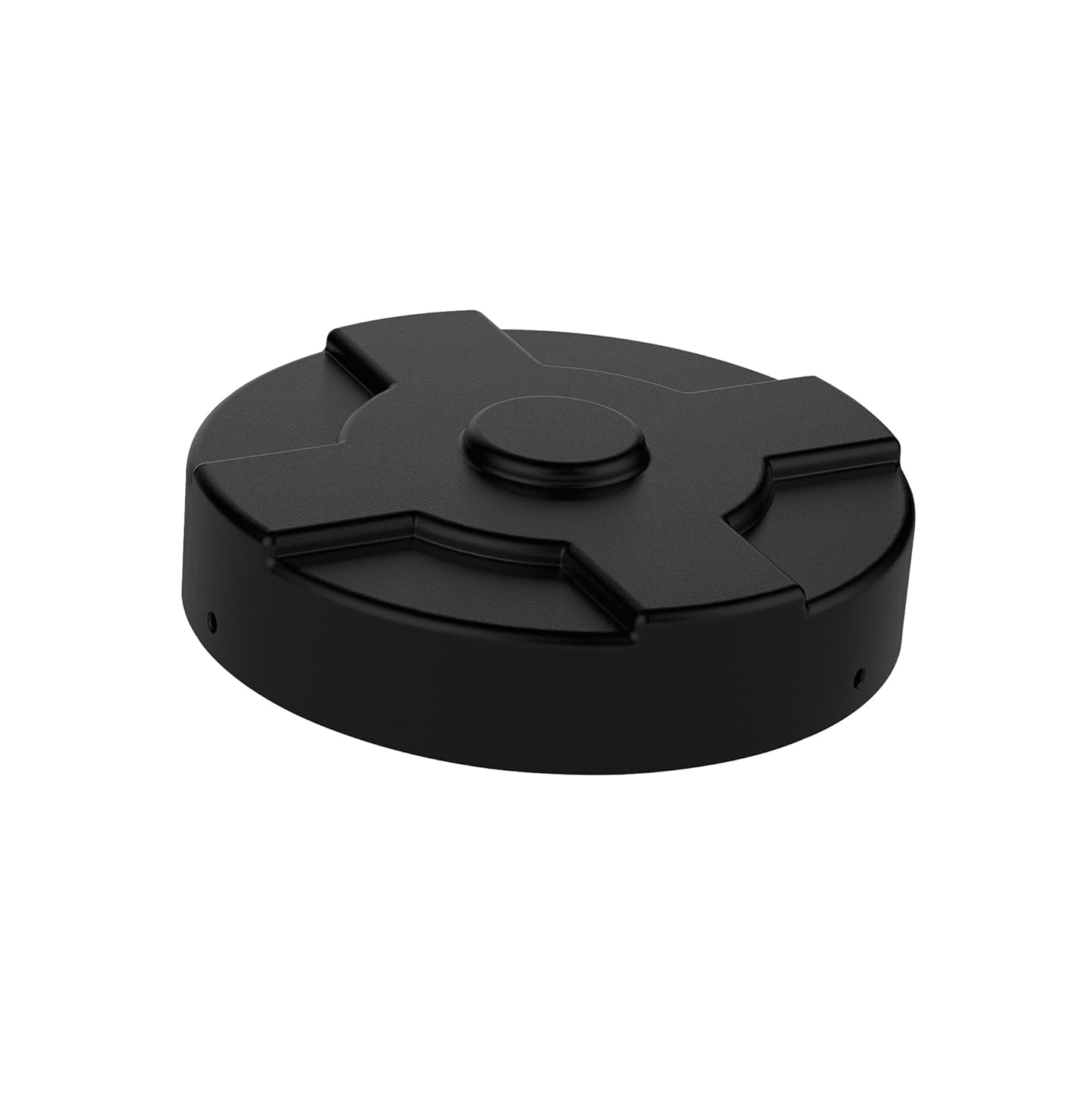 Vestil DC-P-55-BK Low-Density Polyethylene Drum Cover 55 Gallon Black