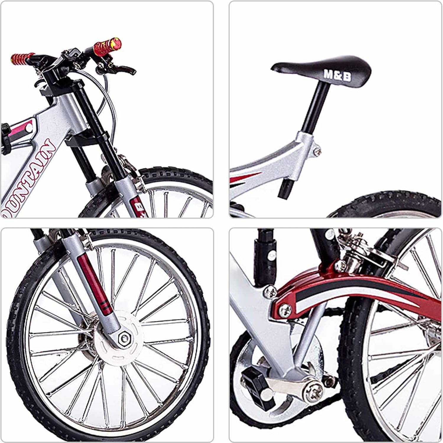 MechPuConToy 3D Metal Puzzle Bike Model, Mechanical Bicycles 3D Simulated Metal Jigsaw Puzzles Assembly Kits, Home Decor Display for Adults and Teens