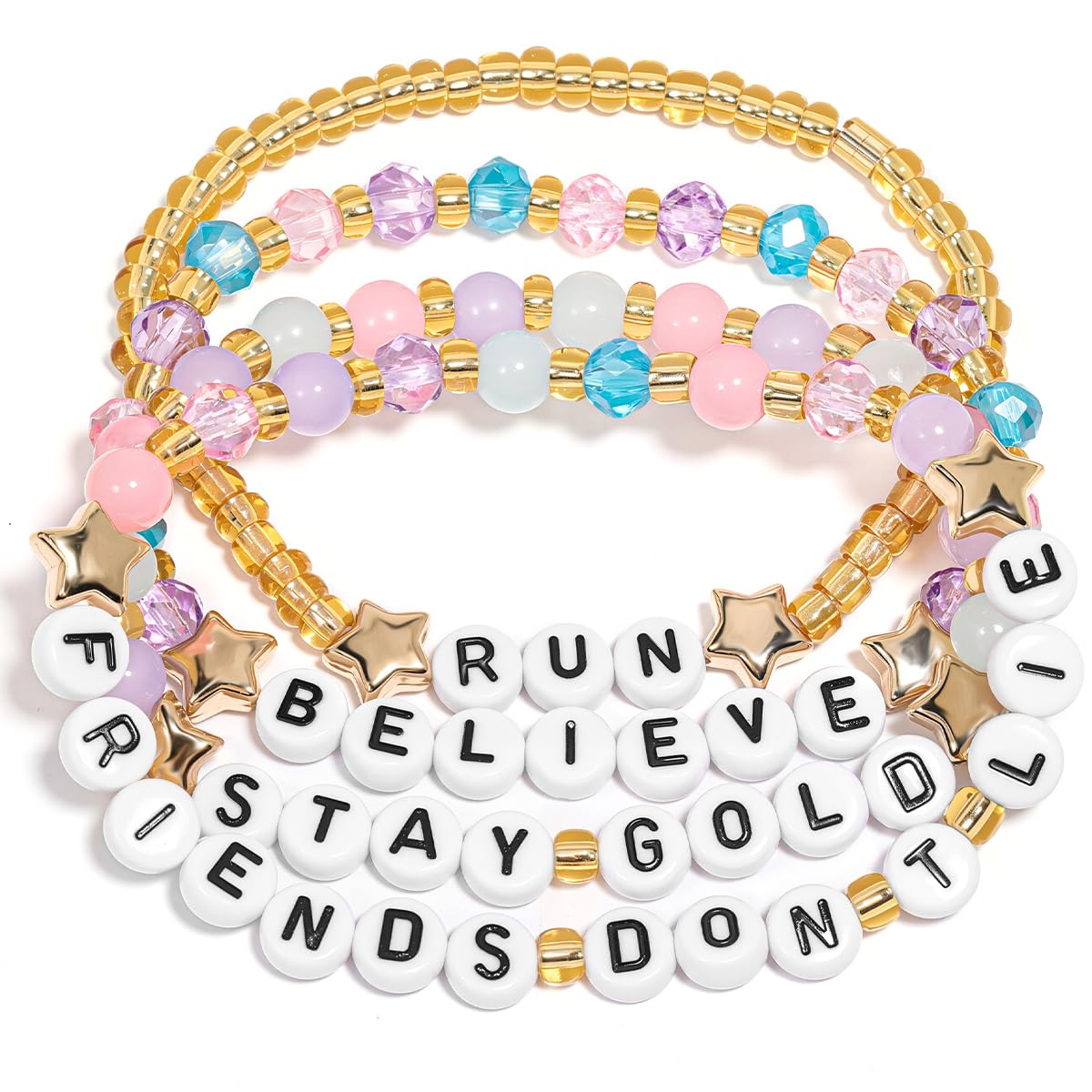 for Stranger Merch Thing Gifts Toys Inspired Bracelets 4 Pcs Stackable