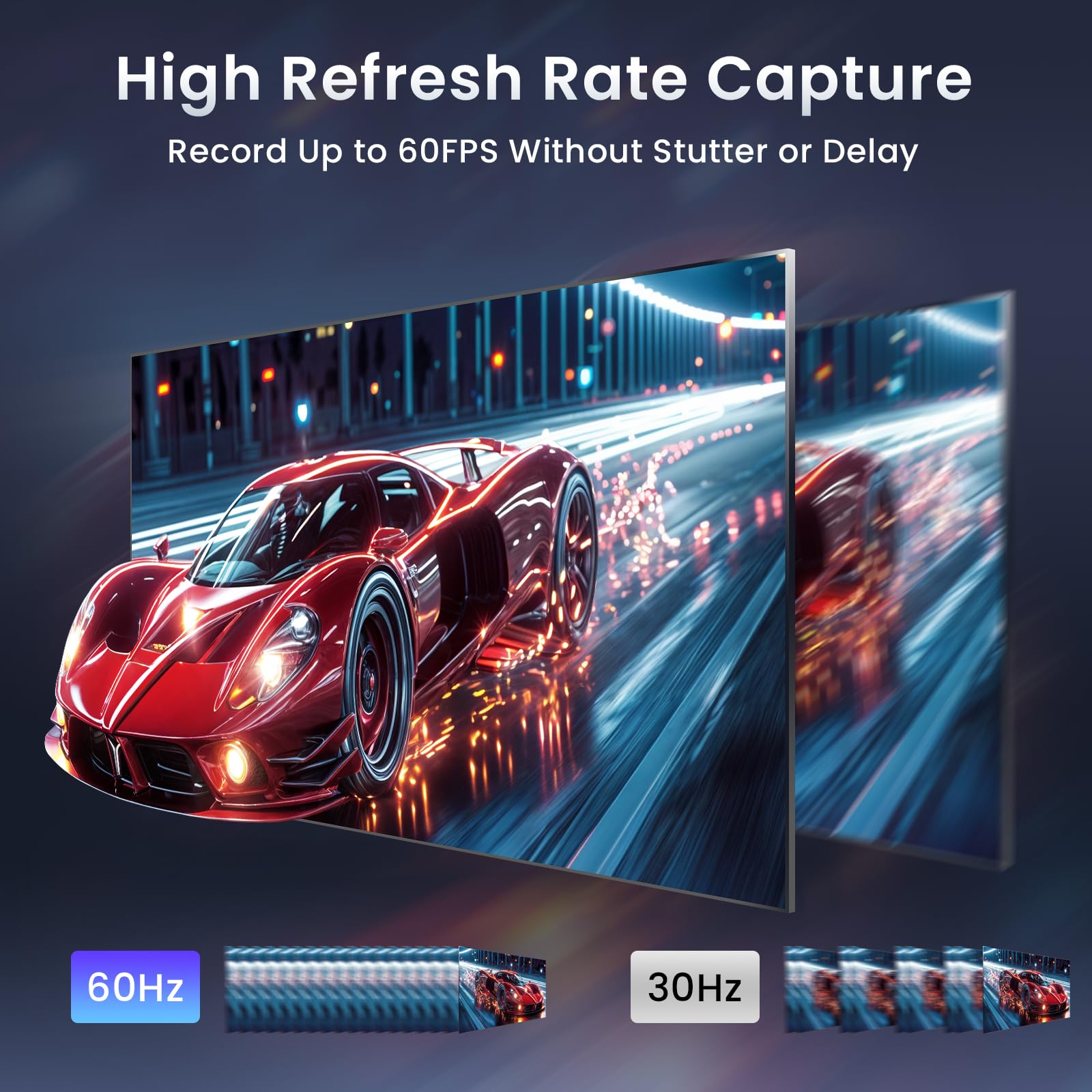 Papeaso Carte de Capture HDMI 4K, 1080P 60FPS USB 3.0 Appareil de Capture Vidéo pour Streaming, Compatible avec Switch, PS5, PS4, Xbox, Caméra, PC