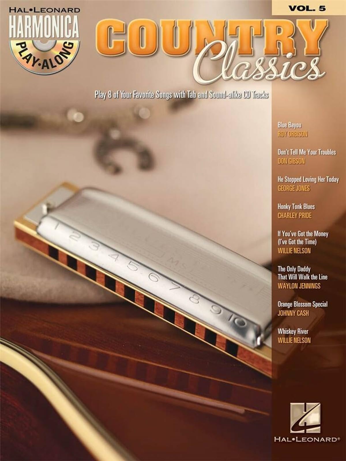 Harmonica Play Along Volume 5 Country Classics Harm Bk/Cd (Hal Leonard Harmonic