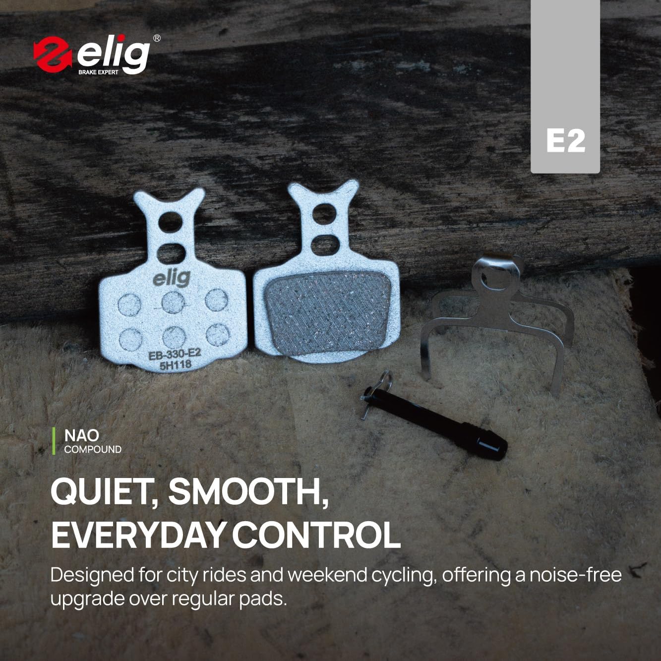 ELIG Bike Disc Brake Pads for Formula C1, CR3, Cura, Cura X, Mega, RO, R1, R1 Racing, RR1, RX, T1, T1 Racing, The One｜MTB/eMTB/Downhill/Trail/All Mountain/Enduro Race