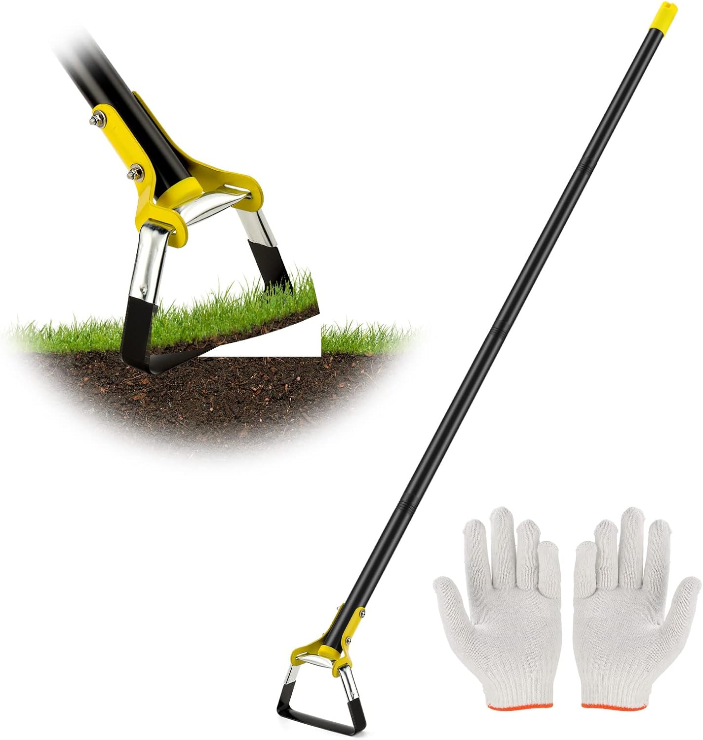 Stirrup Hoe for Weeding, Action Hoe Garden Tool, Hula Hoe