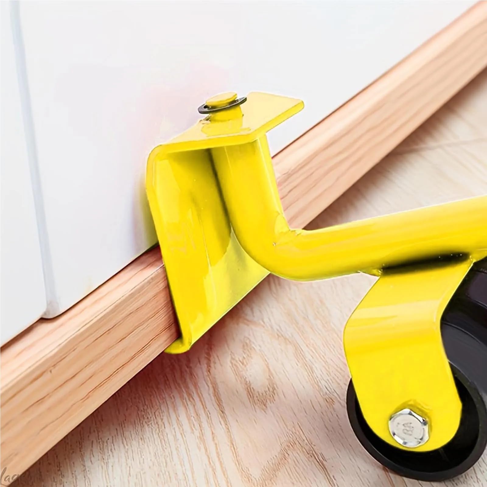 Kit per lo spostamento di mobili – Attrezzi a rulli resistenti con barra di sollevamento ruota, attrezzatura professionale per spostare facilmente oggetti pesanti, rosso