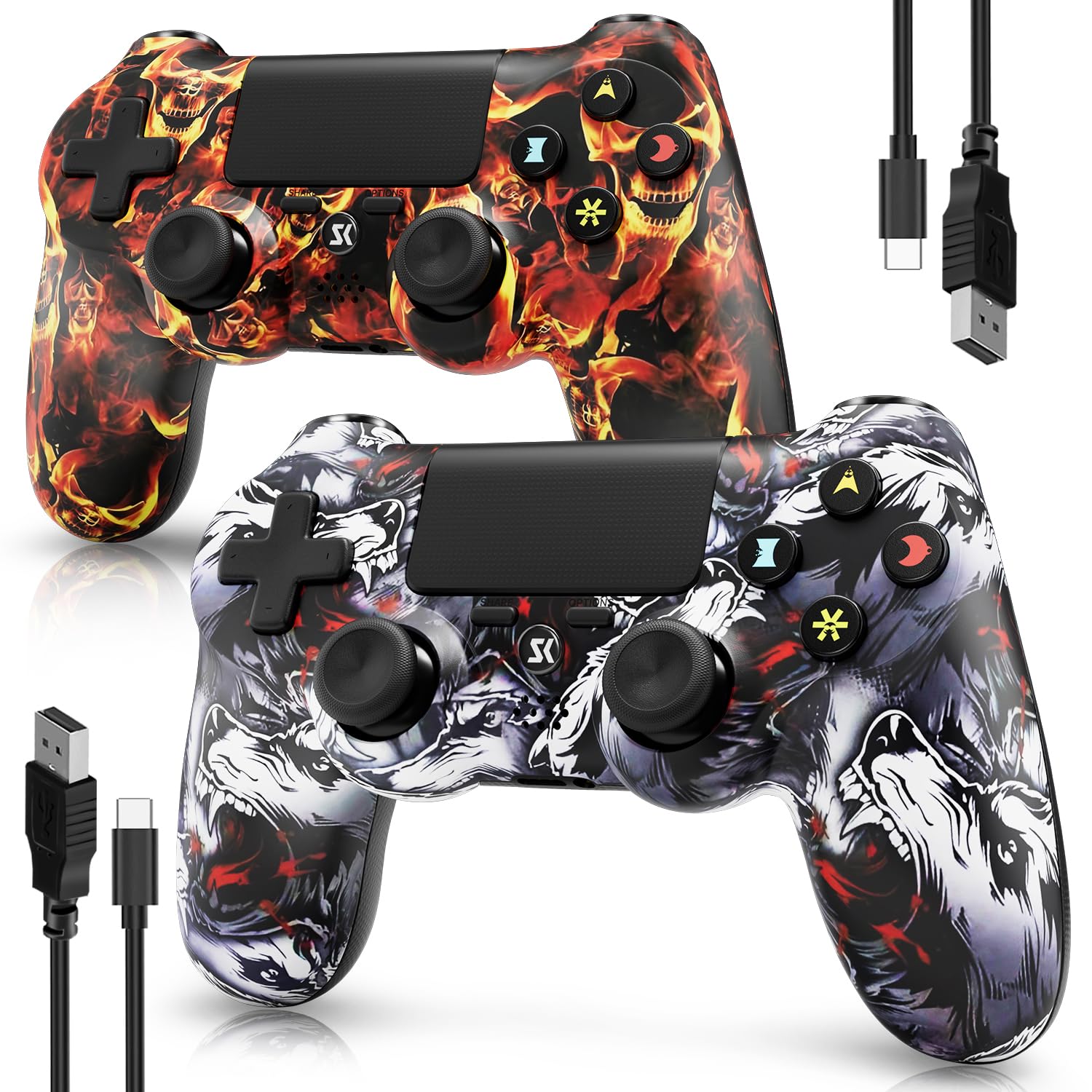 Controller for PS4, Wireless Controller...