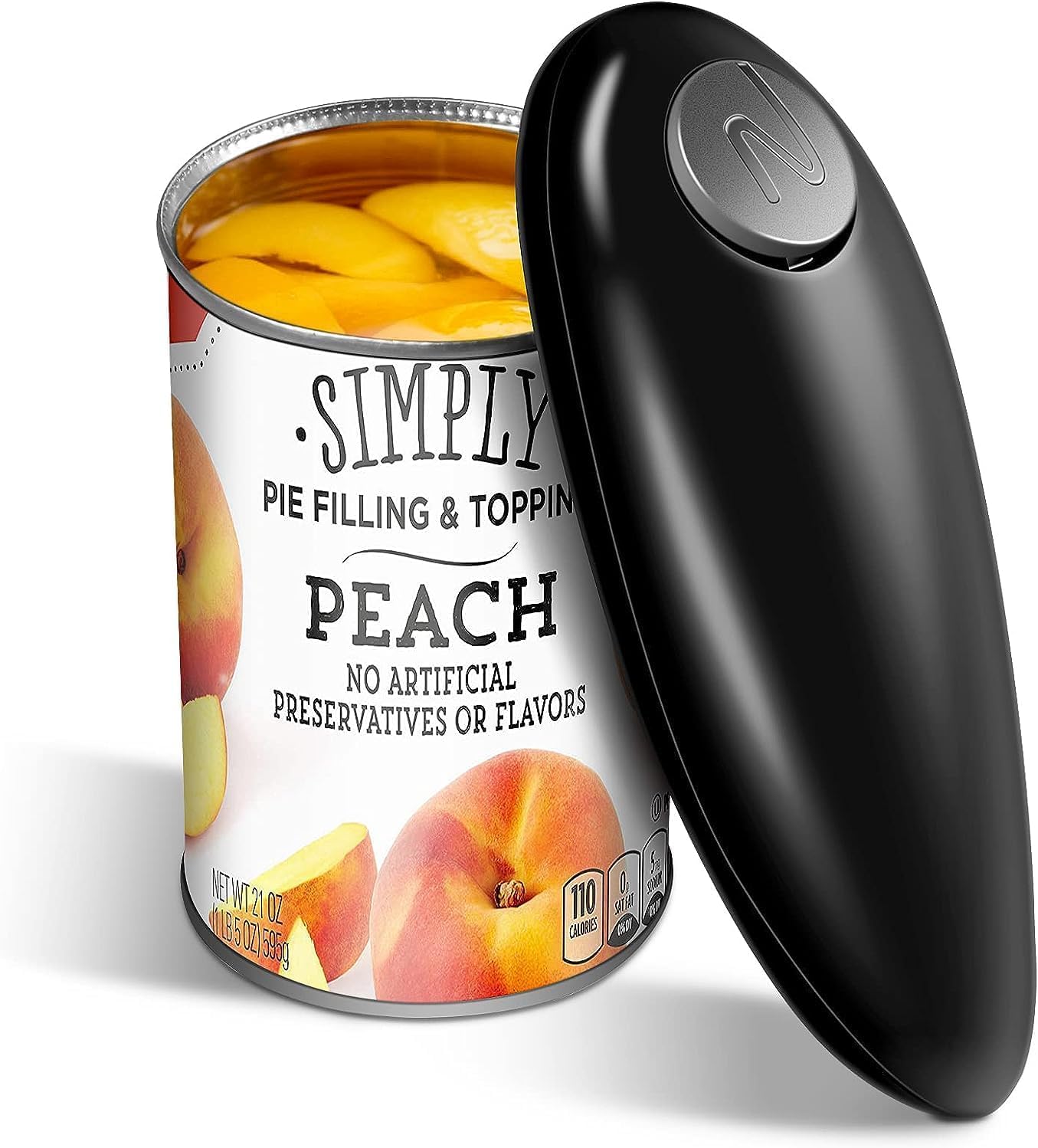 YUET Apriscatole Elettrici, Gadget da Cucina Portatile, Automatico, per Nuovi Barattoli Sigillati, con Artrite Elimina il Dolore alle Mani Aiuta a Prevenire Lesioni e Sforzi (Nero)