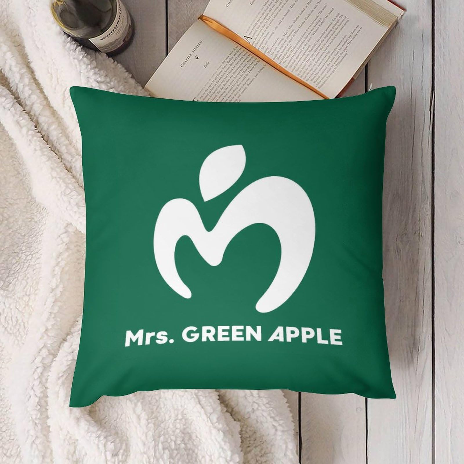 Amazon｜ミセス・グリーン・アップル 枕カバー ピローケース 柔らかい