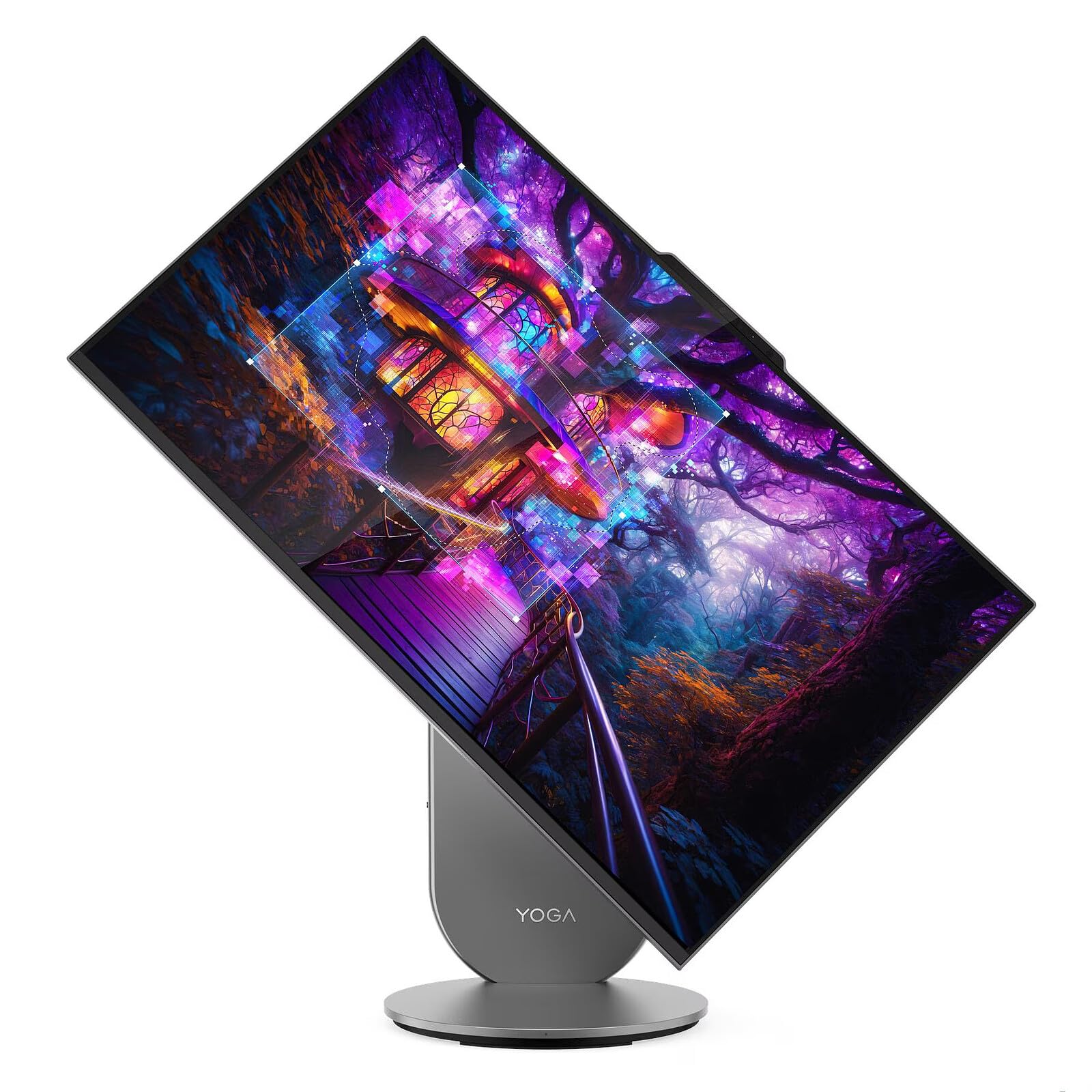 Lenovo Yoga AIO 27IAH10, PC All-in-One, Intel Core Ultra 9 285H, 27" QHD, 32GB RAM, 512GB SSD, Nvidia GeForce RTX 4050 6GB, Luna Gray, Windows 11 Home
