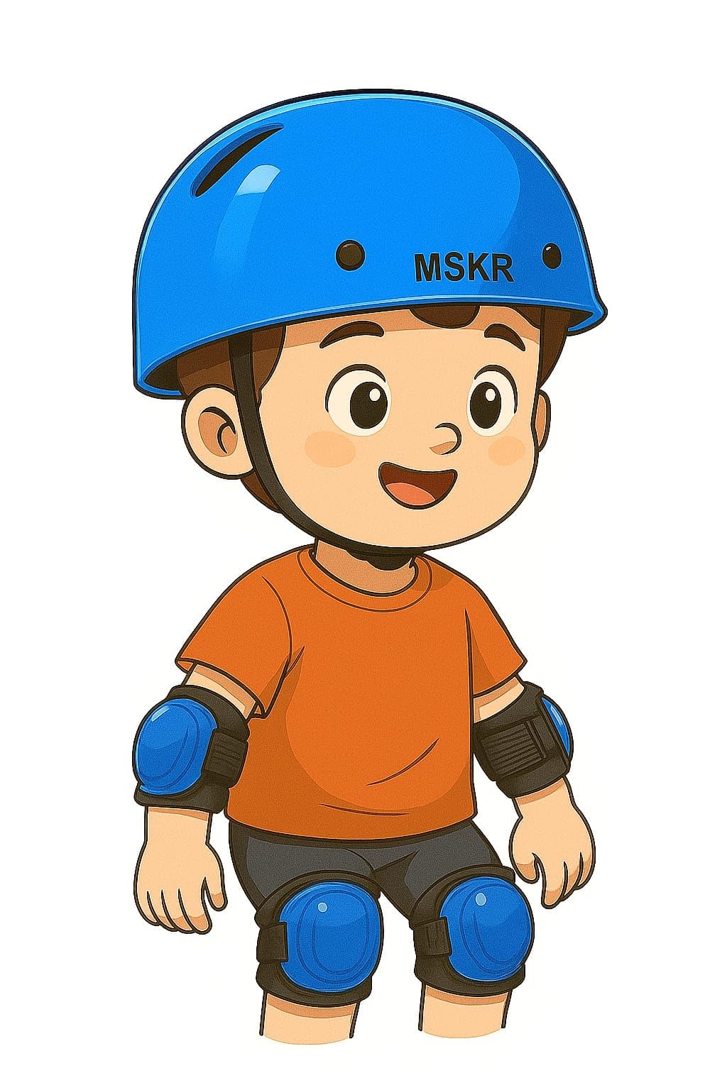 MS Fitness Protective Guard Kit Kids Skating KIT & Cycling Protective Training Set kit (7 Pcs Set) Skating Kit Set 7 in 1-image-47