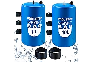 2-Pack In-Pool Stair Weights Compatible with All Pool Ladders