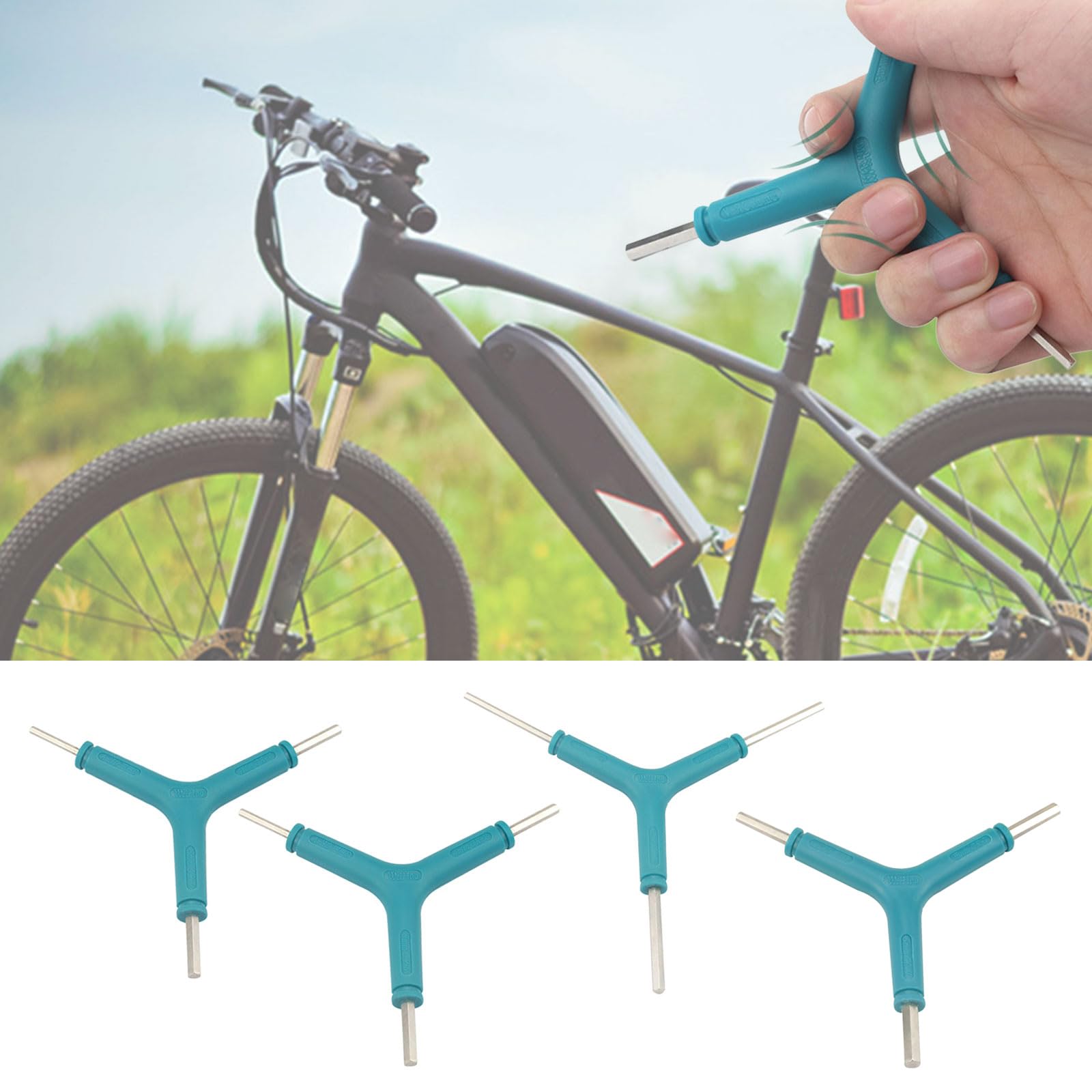 HapGlan Y Shape Bike Wrench Cycling Torque-Spanner Internal Key-Combination Repair Tools 3 Way Allen-Wrench