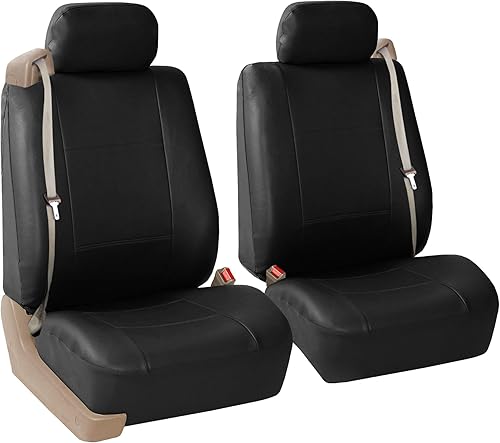 Miniatura 1 de FH GROUP FH-PU002-10131013Classic exquisita cubre asiento, banco divisible, grisnegro