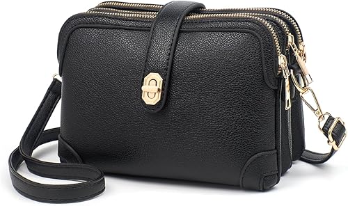 Xiaoyu Bolsos cruzados pequeños para mujeres, bolso de moda para teléfono celular, damas con múltiples bolsillos, bolsos de hombro, cartera ligera