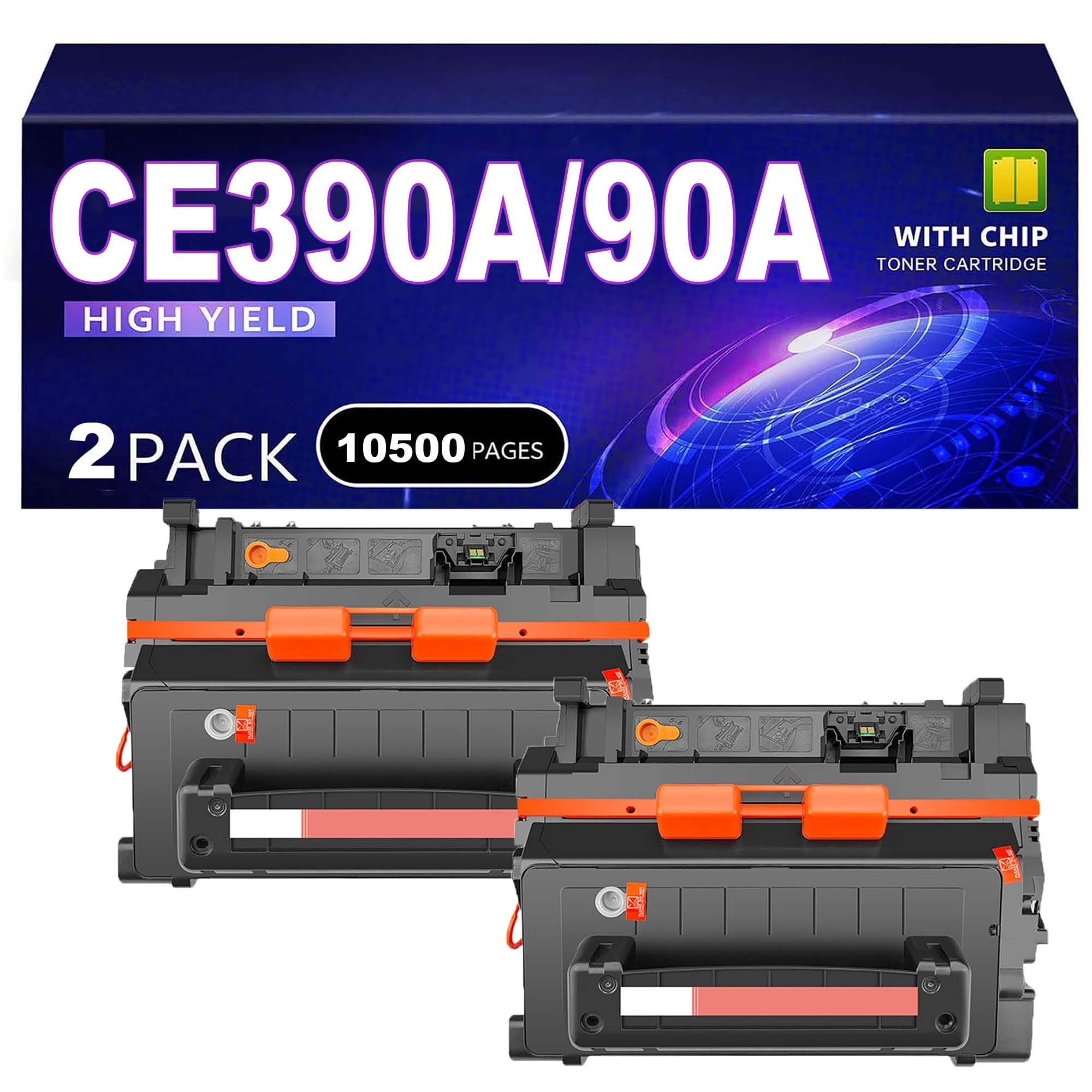 Cartuccia Toner CE390A 90A con CHIP Compatibile con stampanti per HP LaserJet M4555MFP M601 M601n M602n M602dn M602x M603 M603n M603dn M603xh