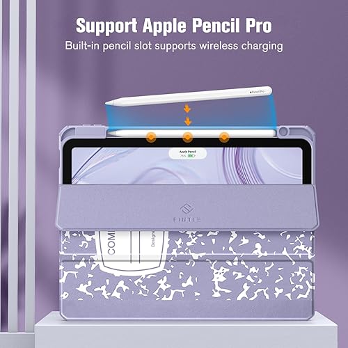 Miniatura 208 de Fintie Funda híbrida delgada para iPad Air de 11 pulgadas M3 (2025) / M2 (2024), iPad Air 5ª (2022) / 4ª generación (2020) de 10.9 pulgadas, funda a