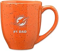 Vista 35 de Rico Industries NFL Football #1 Dad 16 oz Team Color Laser Engraved Ceramic Coffee Mug