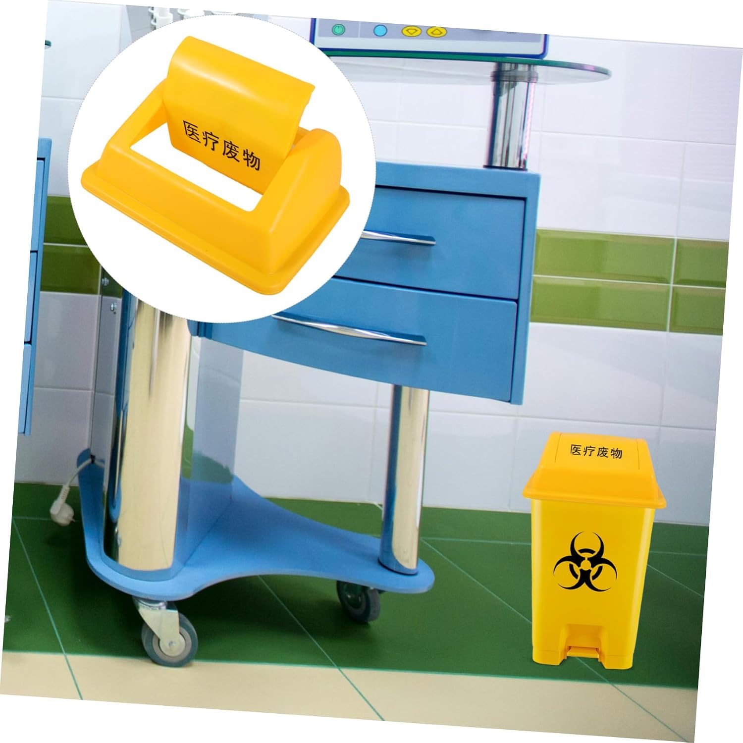 Swing Top Trash Can Lid 10l Plastic Cover for Offices