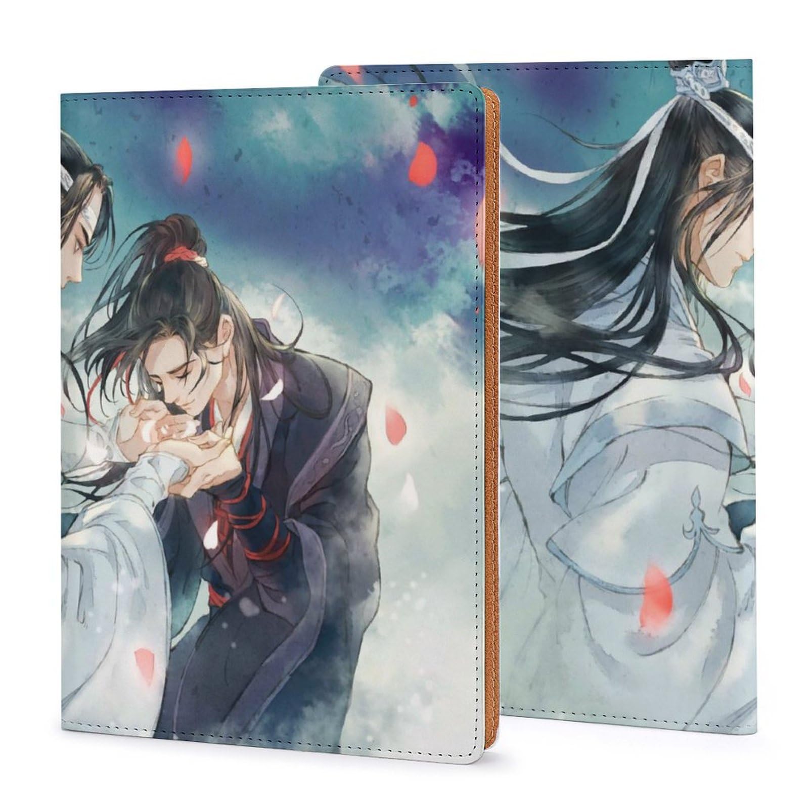 노트북 커버 WEI MUENVY YIN LING ANCISIA INDIGO FORGET MAGE 마스터 북 커버 노트북 커버 메모북 커버 노트북 커버 A5 사이즈 메모장 커버 독서 귀여운 스타일리쉬 PU