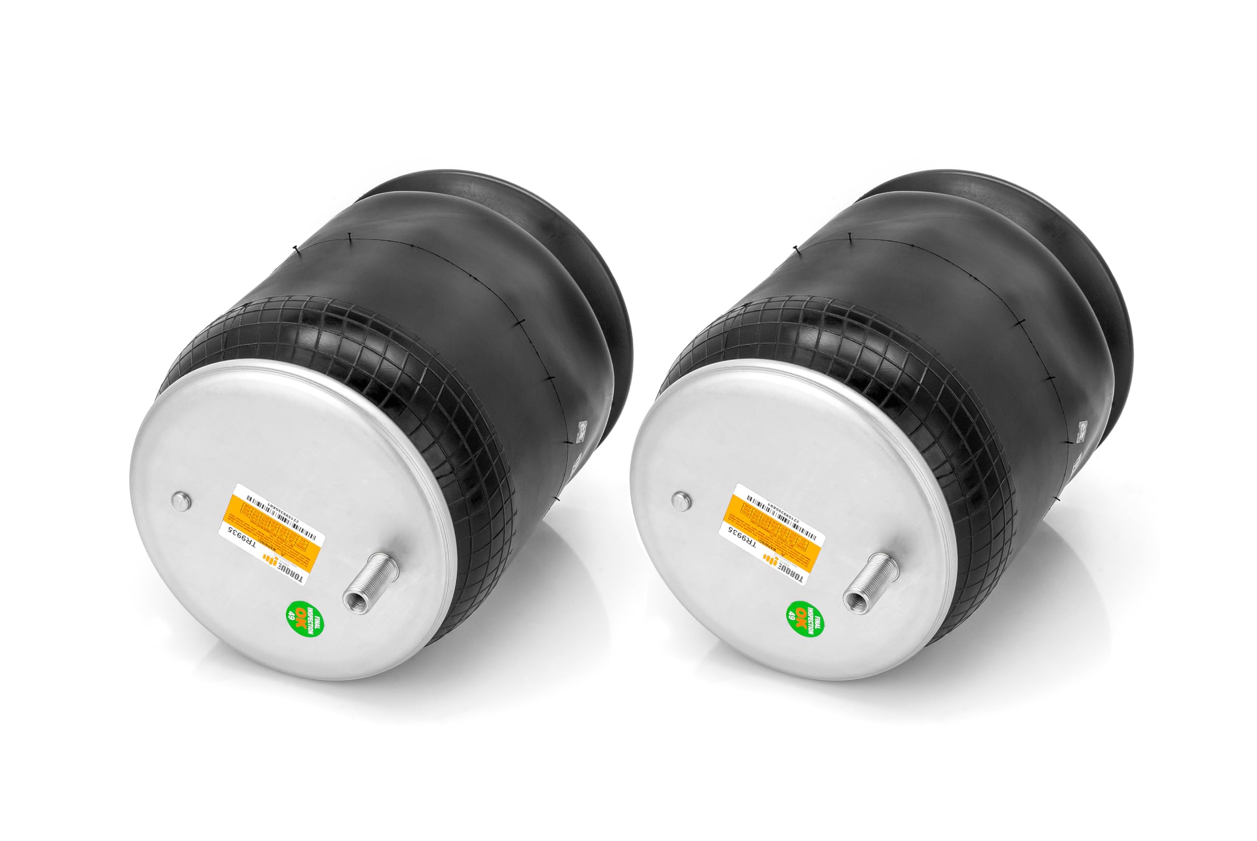 2 pack of TORQUE Trailer Air Spring Bag (Replaces Firestone 9935, W01-358-9935, SAF Holland 905-57-157, 905-57-301) (2 x TR9935)